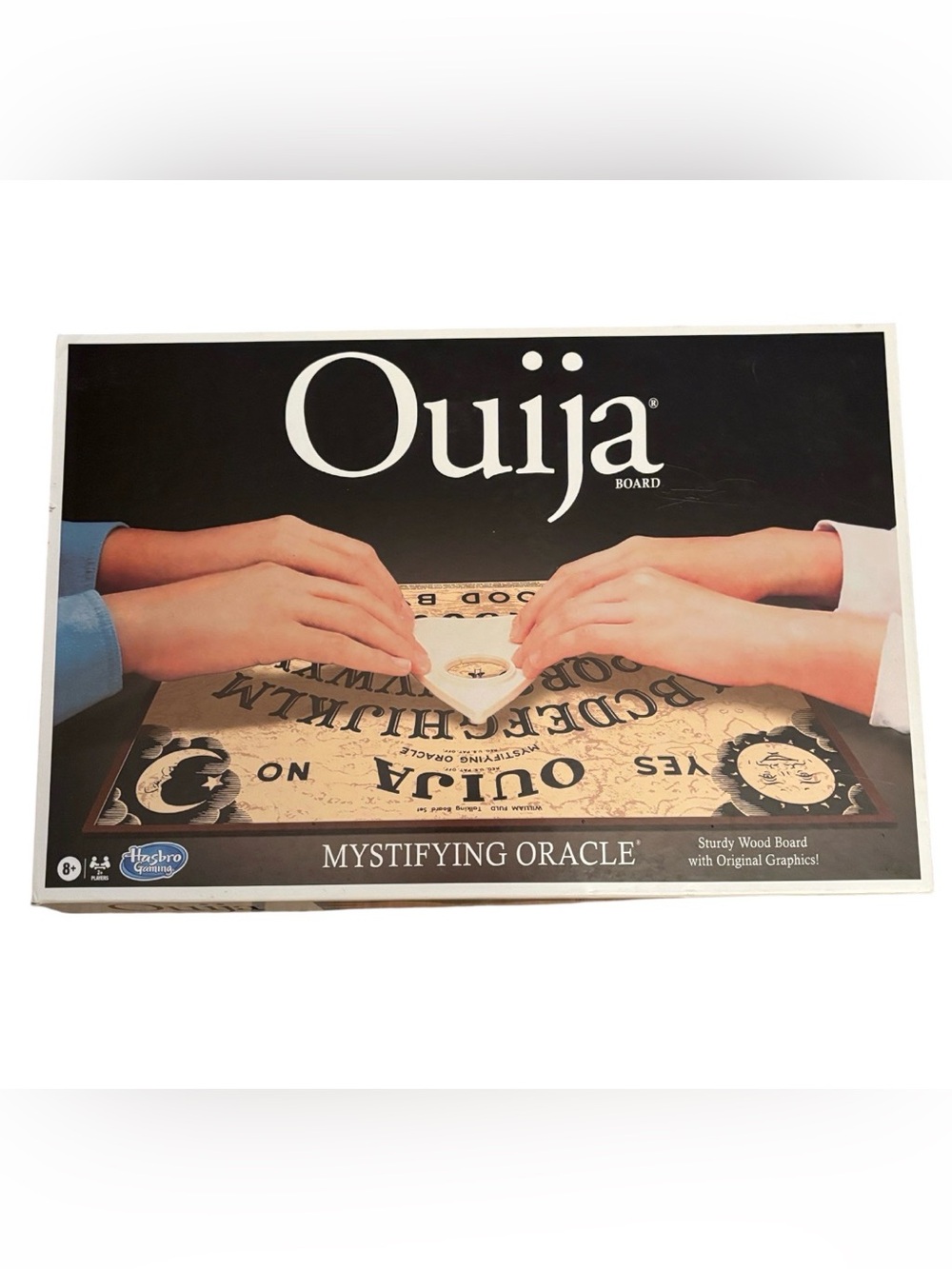 Hasbro Gaming | Ouija Board Mystifying Oracle Wood Board Original Graphics Game
